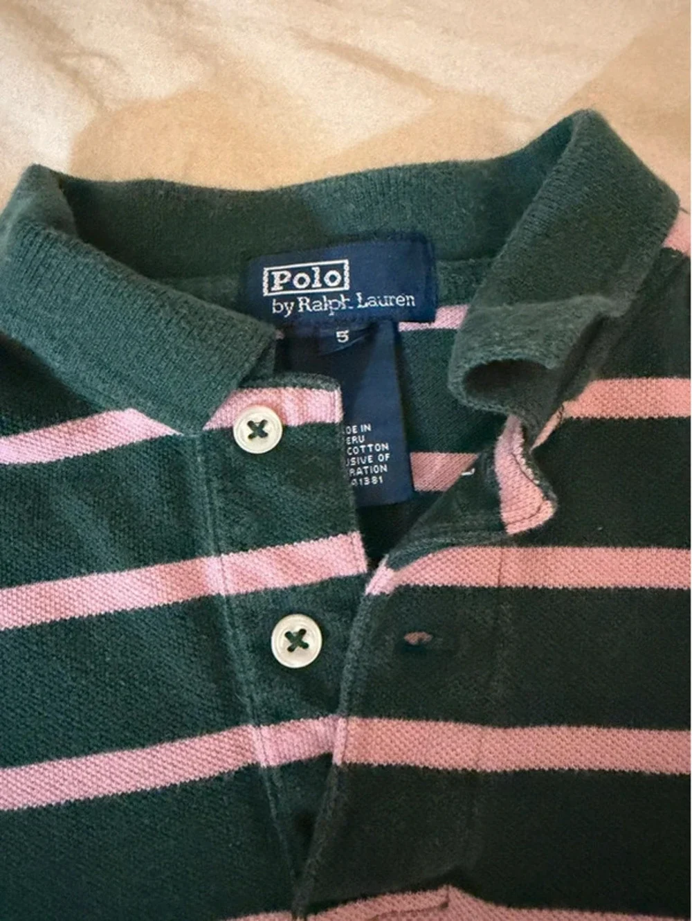 Ralph Lauren striped green